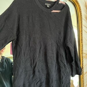 Halogen Cut Out Black Top